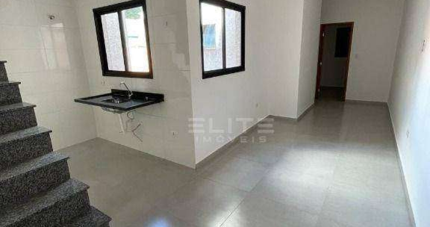 Cobertura com 2 dormitórios à venda, 94 m² por R$ 452.100,00 - Utinga - Santo André/SP