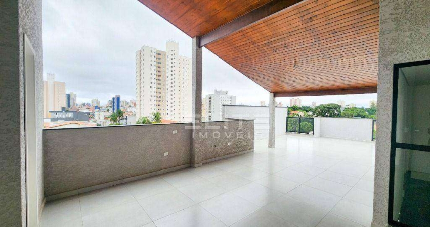 Cobertura com 3 dormitórios à venda, 143 m² por R$ 880.000,00 - Vila Guiomar - Santo André/SP