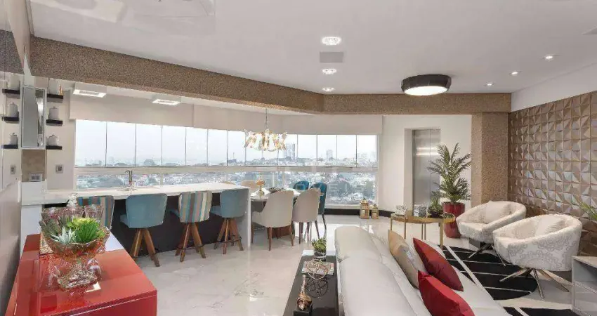 Apartamento com 3 dormitórios à venda, 160 m² por R$ 2.235.000,00 - Vila Guiomar - Santo André/SP