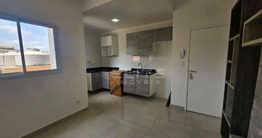 Apartamento com 2 dormitórios para alugar, 45 m² por R$ 2.608,46/mês - Vila São Pedro - Santo André/SP