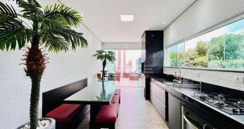 Cobertura com 3 dormitórios à venda, 134 m² por R$ 1.040.000,00 - Vila Valparaíso - Santo André/SP