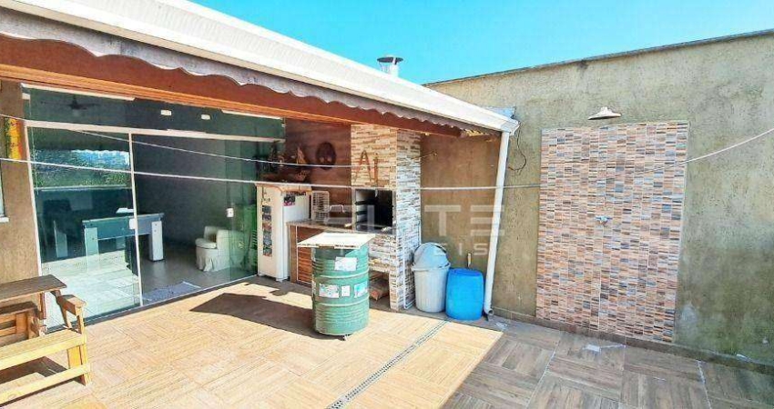 Cobertura duplex com 2 dormitórios 1 suíte à venda, 120 m² por R$ 640.000 - Vila Eldízia - Santo André/SP