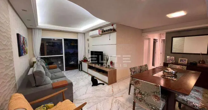Apartamento com 3 dormitórios à venda, 90 m² por R$ 790.000,00 - Vila Bastos - Santo André/SP