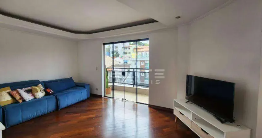Apartamento com 3 dormitórios para alugar, 104 m² por R$ 4.624,00/mês - Campestre - Santo André/SP