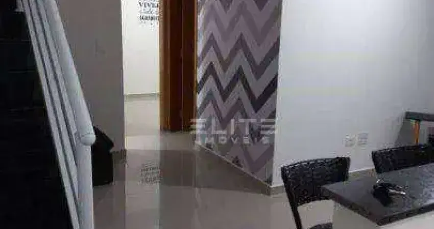 Cobertura com 2 dormitórios para alugar, 83 m² por R$ 2.800,01/mês - Vila Assunção - Santo André/SP