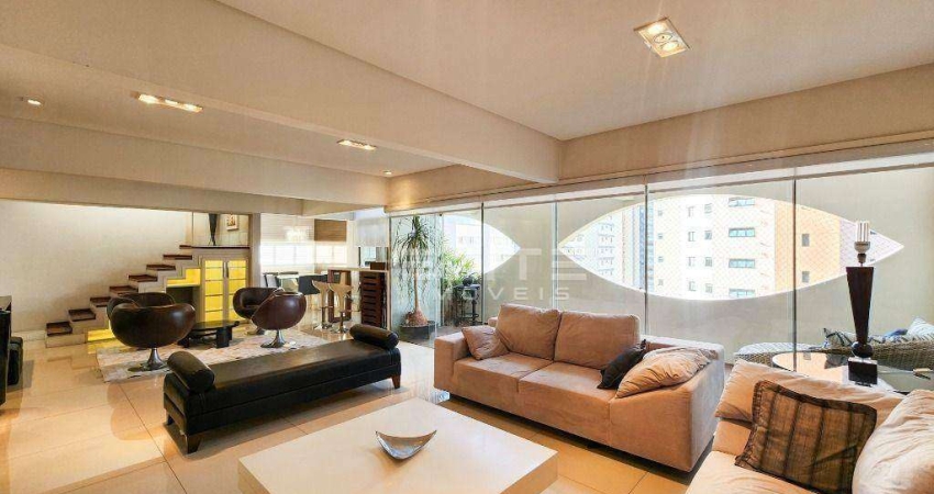 Apartamento Duplex com 4 dormitórios à venda, 238 m² por R$ 2.100.000,00 - Jardim - Santo André/SP