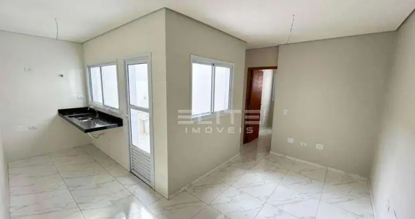 Apartamento com 2 dormitórios à venda, 44 m² por R$ 350.000,00 - Vila Scarpelli - Santo André/SP