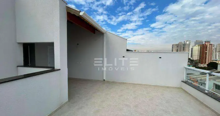 Cobertura com 2 dormitórios à venda, 88 m² por R$ 450.000,00 - Vila Scarpelli - Santo André/SP