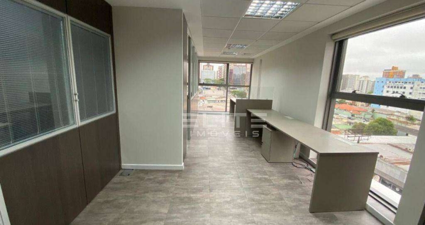 Sala para alugar, 82 m² por R$ 9.050,00/mês - Vila Guiomar - Santo André/SP