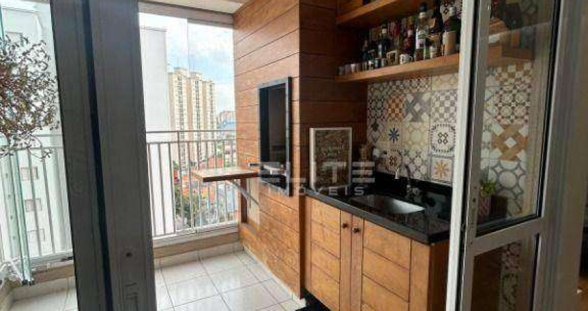 Apartamento a venda Vila Valparaiso com sacada gourmet