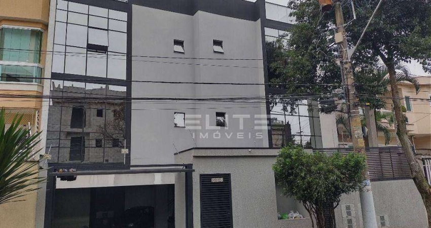 Cobertura com 103 m² de área privativa, 02 dormitórios sendo 01 suíte, 02 vagas de garagem cobertas e determinadas com tomada para carro elétrico.