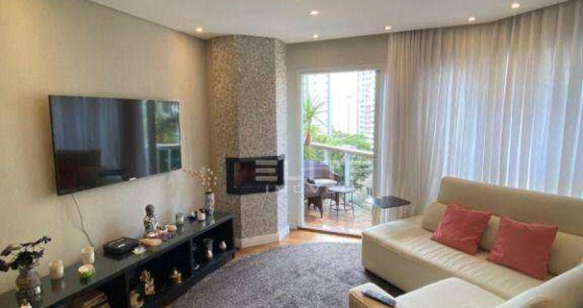 Apartamento Duplex com 1 dormitório para alugar, 84 m² por R$ 7.102,28/mês - Jardim - Santo André/SP