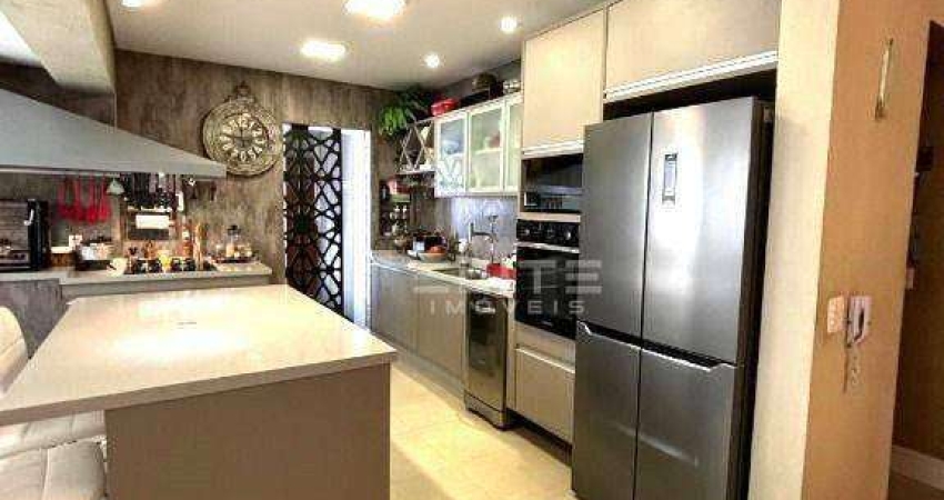 Apartamento com 2 dormitórios para alugar, 127 m² por R$ 8.453,48/mês - Vila Gilda - Santo André/SP