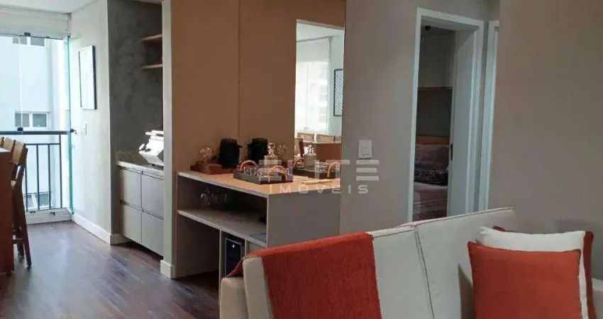 Apartamento com 2 dormitórios para alugar, 65 m² por R$ 6.575,00/mês - Jardim - Santo André/SP