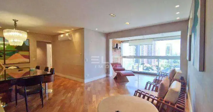 Apartamento com 3 dormitórios para alugar, 122 m² por R$ 7.347,00/mês - Jardim - Santo André/SP