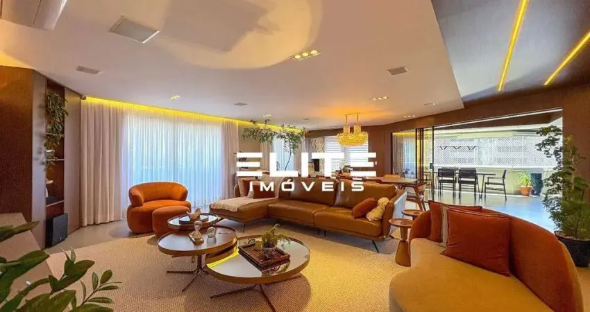 Apartamento à venda em santo andré (campestre), 4 quartos, suítes, 327 m², 5 vagas e varanda gourmet