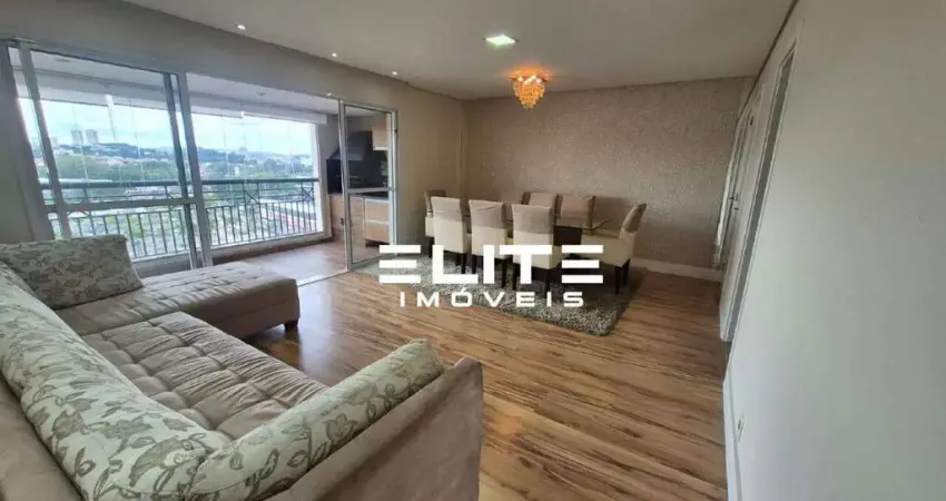 Apartamento residencial de 135 m² para aluguel no jardim, santo andré