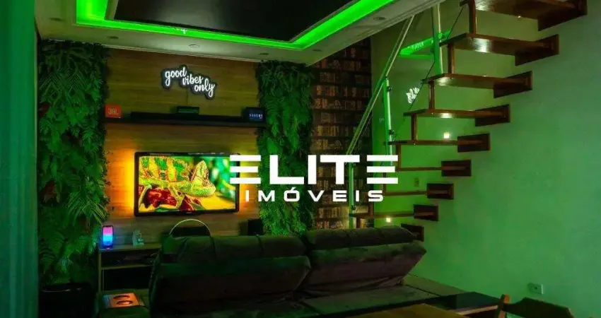 Cobertura à venda, 90 m² por r$ 650.000,00 - vila assunção - santo andré/sp