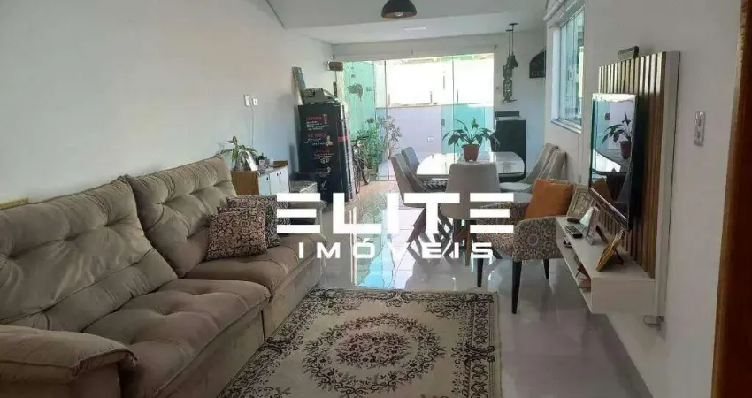 Cobertura com 3 dormitórios à venda, 130 m² campestre - santo andré/sp