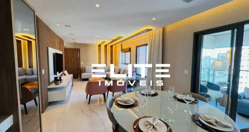 Apartamento no bairro jardim com 153 mts - totalmente mobiliado !