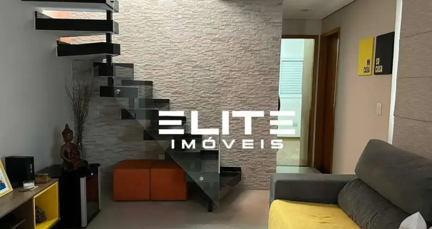 Cobertura com 2 dormitórios à venda, 78 m² por r$ 510.000,00 - campestre - santo andré/sp