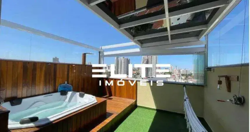 Cobertura com 2 dormitórios à venda, 86 m² por r$ 760.000,00 - santa maria - santo andré/sp