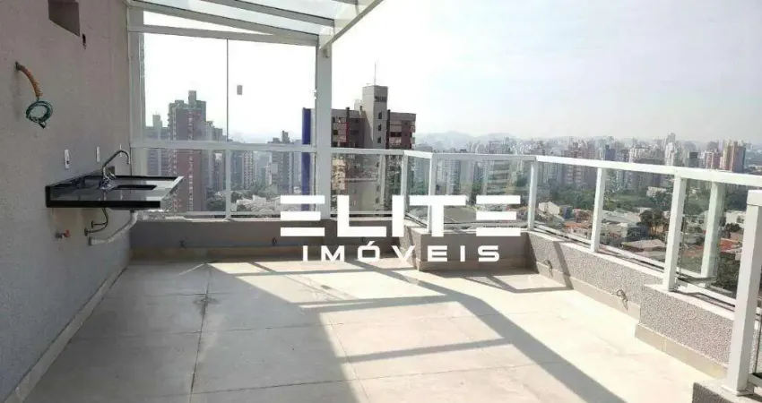 Cobertura à venda, 124 m² por r$ 999.000,00 - jardim - santo andré/sp