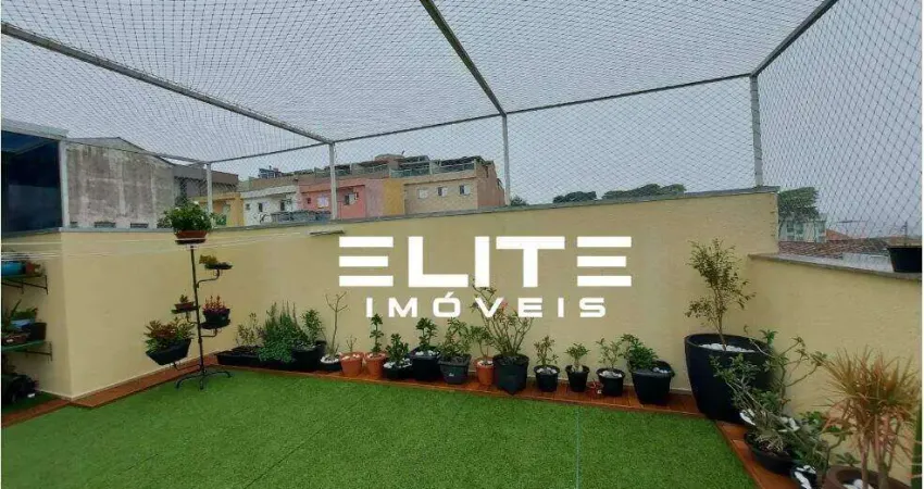 Cobertura à venda, 167 m² por r$ 539.990,00 - vila alzira - santo andré/sp