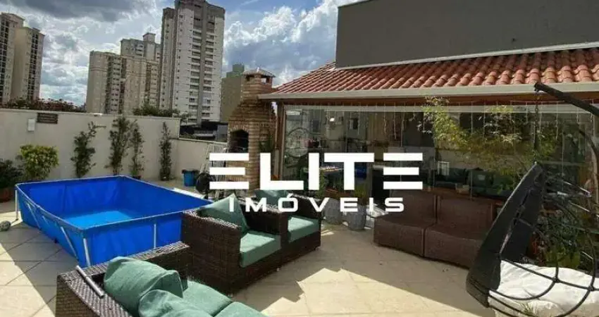 Cobertura com 3 dormitórios à venda, 150 m² por r$ 680.000,00 - vila valparaíso - santo andré/sp