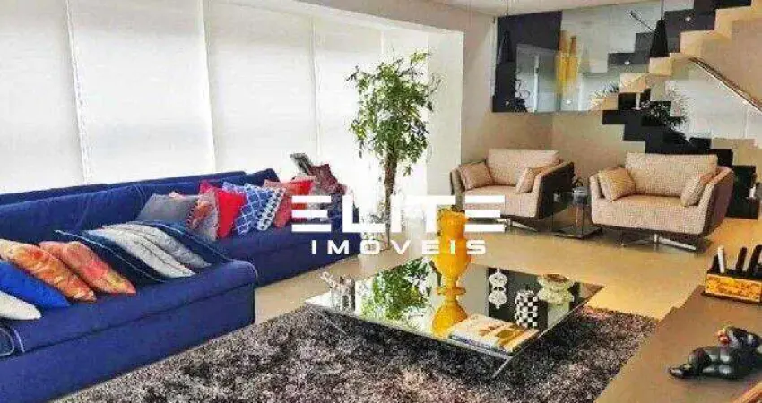 Cobertura à venda, 305 m² por r$ 4.250.000,00 - jardim - santo andré/sp