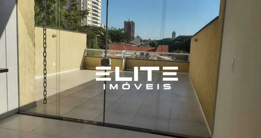 Cobertura com 2 dormitórios à venda, 95 m² por r$ 610.000,00 - jardim - santo andré/sp