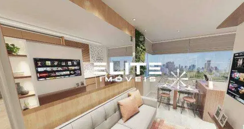 Apartamento com 2 dormitórios à venda, 44 m² por r$ 534.500,00 - jardim - santo andré/sp