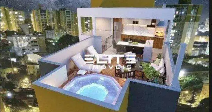 Cobertura com 2 dormitórios à venda, 93 m² por r$ 832.900,00 - jardim - santo andré/sp