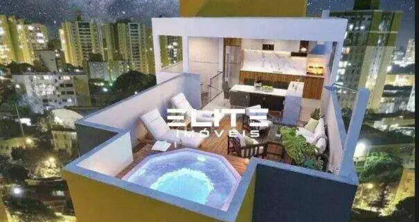 Cobertura com 2 dormitórios à venda, 101 m² por r$ 933.900,00 - jardim - santo andré/sp