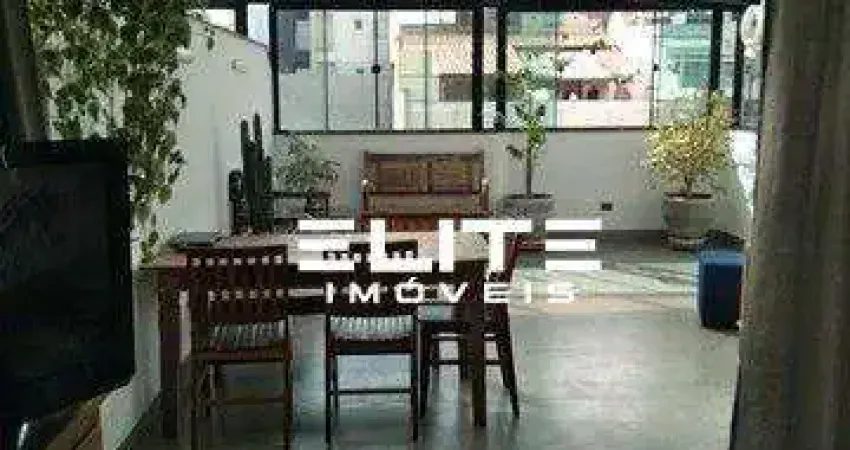 Cobertura à venda, 100 m² por r$ 525.000,00 - vila camilópolis - santo andré/sp