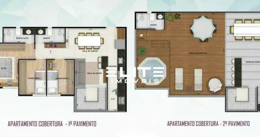 Cobertura à venda, 137 m² por r$ 1.110.000,00 - vila assunção - santo andré/sp