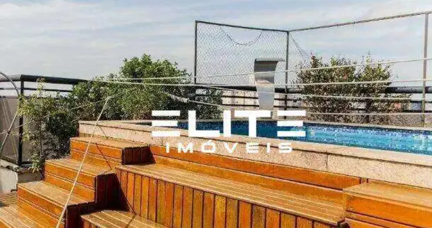 Cobertura com 4 dormitórios à venda, 300 m² por r$ 1.590.000,00 - vila guiomar - santo andré/sp