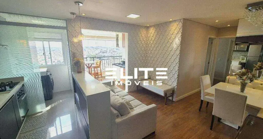 Apartamento com 2 dormitórios à venda, 64 m² por r$ 725.000,00 - parque jaçatuba - santo andré/sp