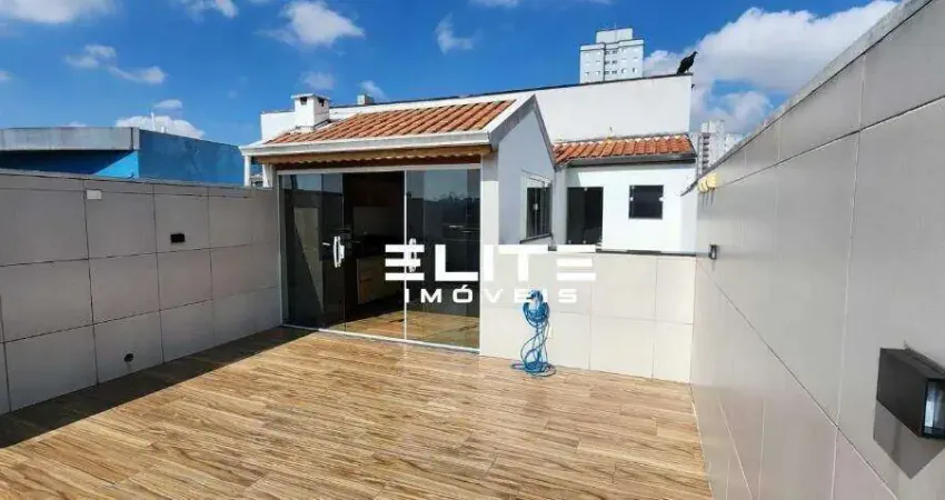 Cobertura com 2 dormitórios à venda, 129 m² por r$ 500.000,00 - vila príncipe de gales - santo andré/sp