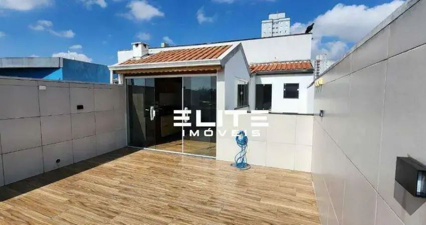 Cobertura com 2 dormitórios à venda, 129 m² por r$ 500.000,00 - vila príncipe de gales - santo andré/sp