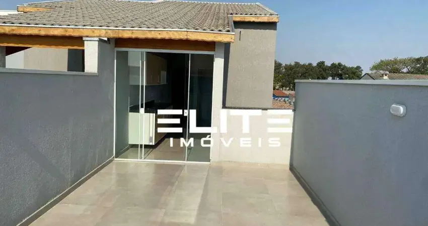 Cobertura com 2 dormitórios à venda, 100 m² por r$ 530.000,00 - vila camilópolis - santo andré/sp