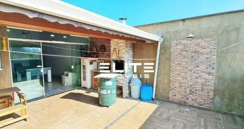 Cobertura duplex com 2 dormitórios 1 suíte à venda, 120 m² por r$ 640.000 - vila eldízia - santo andré/sp