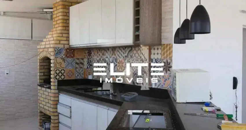 Cobertura com 3 dormitórios à venda, 163 m² por r$ 699.000,00 - vila alzira - santo andré/sp