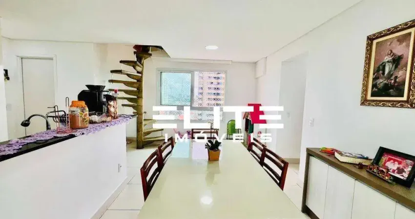 Cobertura à venda, 140 m² por r$ 870.000,00 - jardim - santo andré/sp