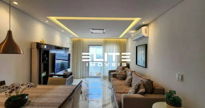 Apartamento com 3 dormitórios à venda, 96 m² - campestre - santo andré/sp