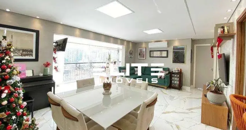 Apartamento com 3 dormitórios à venda, 133 m² por r$ 1.799.000,00 - jardim - santo andré/sp