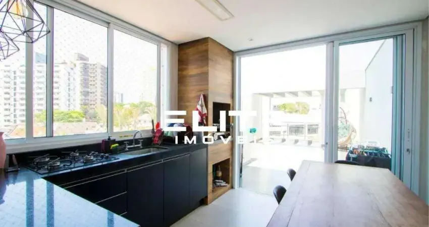 Apartamento cobertura à venda com elevador 3 dormitórios, 141 m² por r$ 920.000 - vila santa teresa - santo andré/sp