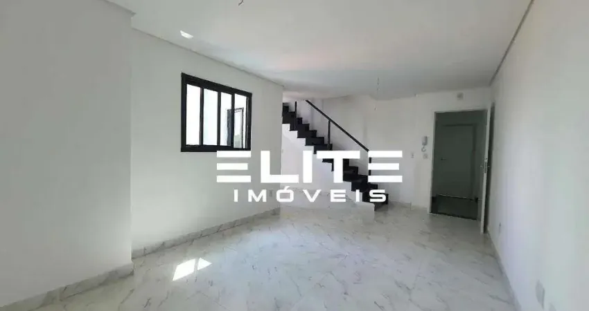 Cobertura com 2 dormitórios à venda, 120 m² por r$ 650.000,00 - vila pires - santo andré/sp