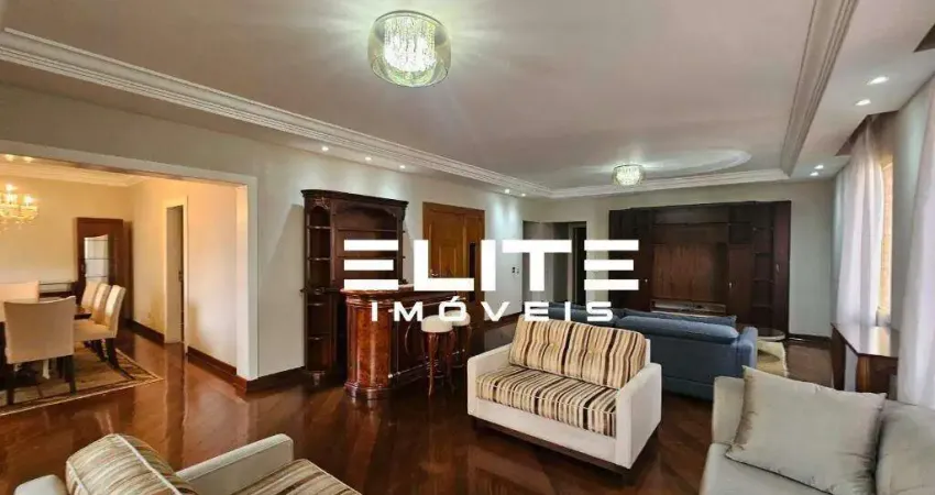 Apartamento com 4 dormitórios para alugar, 309 m² por r$ 14.006,71/mês - jardim - santo andré/sp