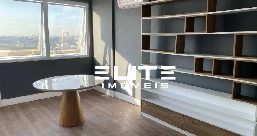 Sala para alugar, 33 m² por r$ 2.595,00/mês - vila homero thon - santo andré/sp